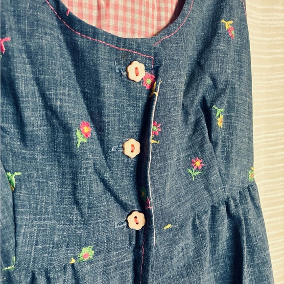 Rare Vintage 1960s/70s Young Edwardian By Arpeja Prairie Cottage Core Boho Gunne - Picture 7 of 10